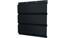 Софит металлический Классик v01 Grand Line полная перфорация 0,45 PE-Double с пленкой RAL 7016 антрацитово-серый