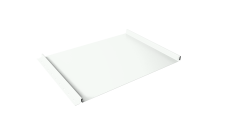 Кликфальц Grand Line 0,45 PE с пленкой на замках RAL 9003 сигнальный белый