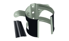 Кронштейн трубы на дерево GL PE 90 мм RAL 7024 мокрый асфальт