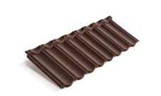 Лист композитной черепицы Metrotile MetroBond кофе