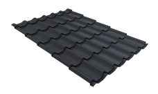 Профиль волновой "Модерн" ("Modern") 0,45 PE RAL 7024 мокрый асфальт