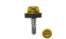 Саморез по металлу Daxmer 5,5х19 RAL 1018 (250) сверло №3