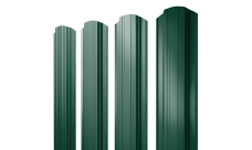 Штакетник Прямоугольный фигурный Grand Line 0,5 Satin Matt TX RAL 6005 зеленый мох