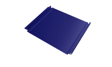 Кликфальц Double Pro Grand Line 0,45 PE с пленкой на замках RAL 5002 ультрамариново-синий