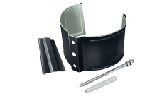 Кронштейн трубы на кирпич GL PE 90 мм RAL 7024 мокрый асфальт