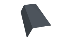 Планка карнизная 120х80 Grand Line 0,45 Drap RAL 7024 мокрый асфальт (2м)