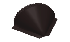 Заглушка конусная Grand Line 0,5 Satin RAL 9005 черный