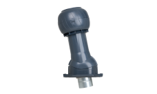 Комплект вентиляции Gervent Statik для фальцевой кровли и гибкой черепицы изолированный 150/160мм серый графит