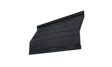 Ламель забора жалюзи Milan Slim 0,45 Print Premium Grey Wood TwinColor