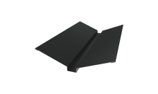 Планка ендовы верхней 115х30х115 0,45 Drap ST RAL 7016 антрацитово-серый (2м)