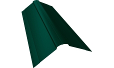 Планка конька фигурного 150х150 Grand Line 0,45 Drap TX RAL 6005 зеленый мох (2м)