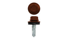 Саморез по металлу 5,5х19 (250шт) сверло №3 RAL 3009