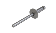 Заклёпка вытяжная Daxmer 3,2х10 (1000шт) сталь/сталь