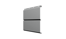 ЭкоБрус 0,345 0,45 PE с пленкой RAL 9006 бело-алюминиевый