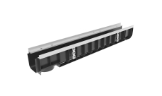 Лоток водоотводный Gidrolica Super ЛВ-10.14,5.14 пластиковый, кл. E600 (0801)