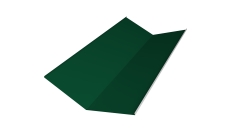 Планка ендовы нижней 300х300 Grand Line 0,4 PE с пленкой RAL 6005 зеленый мох (2м)