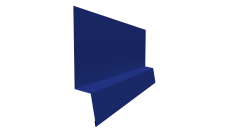 Планка начальная фальц Grand Line 0,45 PE с пленкой RAL 5002 ультрамариново-синий (2м)