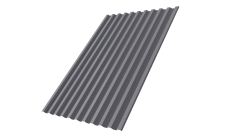 Профнастил С21R Grand Line 0,45 Drap TX RAL 7004 сигнальный серый