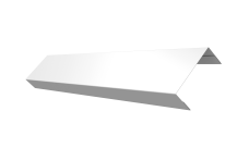 Ламель лицевая 50 забора жалюзи Texas 0,5 Satin RAL 9003 сигнальный белый