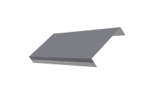 Ламель обратная 125 забора жалюзи Texas Grand Line 0,5 Satin RAL 7004 сигнальный серый