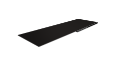 Планка финишная 48х25 Grand Line 0,45 Drap ТХ двухсторонний RAL 9005 черный (2м)