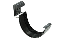 Соединитель желоба GL PE 125 мм RAL 7024 мокрый асфальт