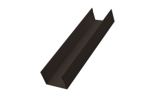 Стойка для забора жалюзи Milan,Tokyo Grand Line 0,45 PE-Double RR 32 темно-коричневый (1,8м)