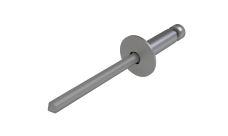 Заклёпка вытяжная Daxmer 4,8х10 (500шт) сталь/сталь RAL 7004