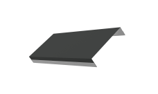 Ламель обратная 125 забора жалюзи Texas Grand Line 0,5 Satin RAL 7016 антрацитово-серый