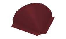 Заглушка конусная Grand Line 0,5 Satin RAL 3005 красное вино