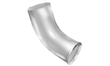 Колено стока GL PU 90 мм RAL 9003 сигнальный белый