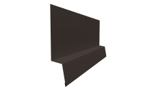 Планка начальная фальц 0,5 Velur X RR 32 темно-коричневый (2м)
