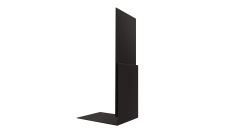 Планка приемная оконная Grand Line 0,5 Атлас с пленкой RR 32 темно-коричневый (3м)