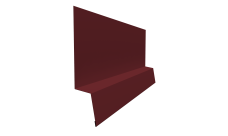 Планка начальная фальц Grand Line 0,45 PE-Double с пленкой RAL 3005 красное вино (2м)