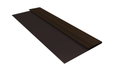 Планка стартовая Блок-Хаус new Grand Line 0,45 Print Elite Coffee Wood TwinColor (2м)