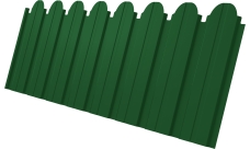 Профнастил C10B фигурный Grand Line 0,45 PE RAL 6002 лиственно-зеленый