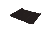 Кликфальц Pro Line Grand Line 0,5 PurLite Matt с пленкой на замках RAL 9005 черный