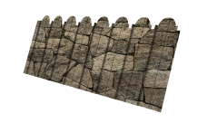 Профнастил C10A фигурный Grand Line 0,45 Print Elite King Stone TwinColor