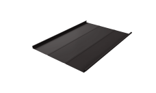 Фальц двойной стоячий Line Grand Line 0,5 Satin с пленкой на замках RR 32 темно-коричневый