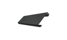 Ламель лицевая 100 забора жалюзи Texas 0,45 PE RAL 7016 антрацитово-серый