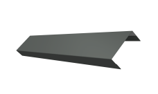 Ламель обратная 50 забора жалюзи Texas Grand Line 0,45 PE RAL 7005 мышино-серый