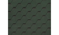 Черепица гибкая RoofShield Классик Стандарт зеленый с оттенением