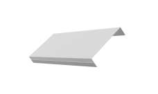 Ламель обратная 125 забора жалюзи Техас Grand Line 0,5 Satin RAL 9003 сигнальный белый