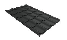 Профиль волновой "Камея" ("Kamea") 0,45 Drap TX RAL 7016 антрацитово-серый