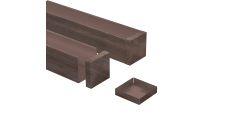 Заглушка 50х50 White Wood Zn 0,45