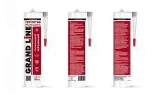 Герметик Grand Line Professional кровельный силиконовый нейтральный 280мл RAL 9005 черный