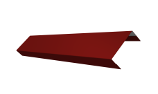 Ламель обратная 50 забора жалюзи Texas 0,5 Satin RAL 3011 коричнево-красный