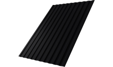 Профнастил С8A v01 Grand Line 0,5 Satin RAL 9005 черный