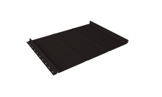 Кликфальц Line Grand Line 0,45 Drap ST с пленкой на замках RAL 9005 черный