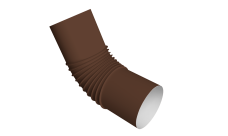 Колено стока трубы Vortex Project 146мм RAL 8017 шоколад